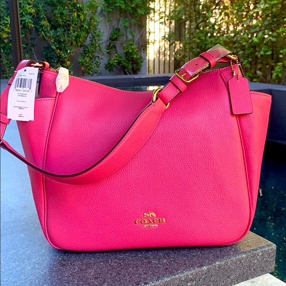 Confetti pink COACH SHOULDER BAG! 💞 - Picture 2 of 15